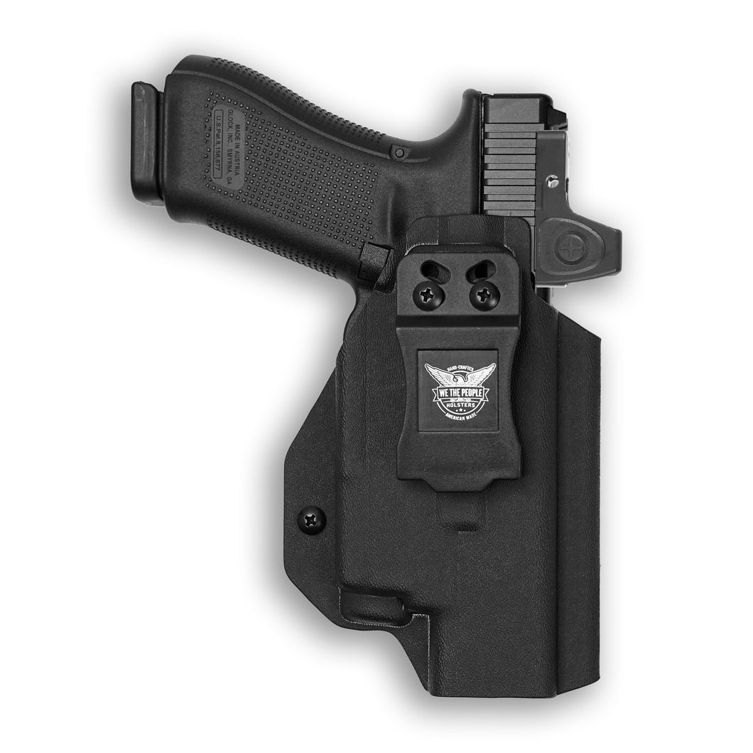 Glock 22 Gen 1-4 MOS with Olight Baldr S Light Red Dot Optic Cut IWB Holster