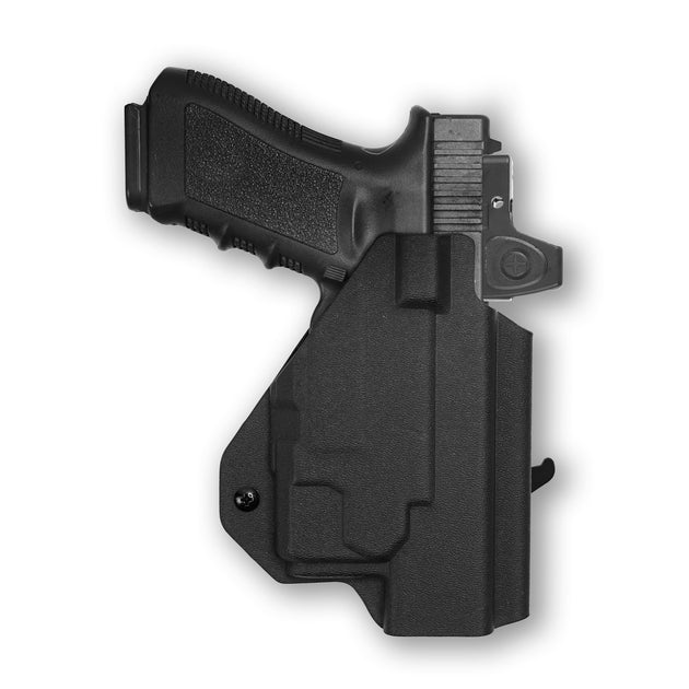 Glock 49 Mos With Solofish Sl-1091 Light Red Dot Optic Cut Owb Holster