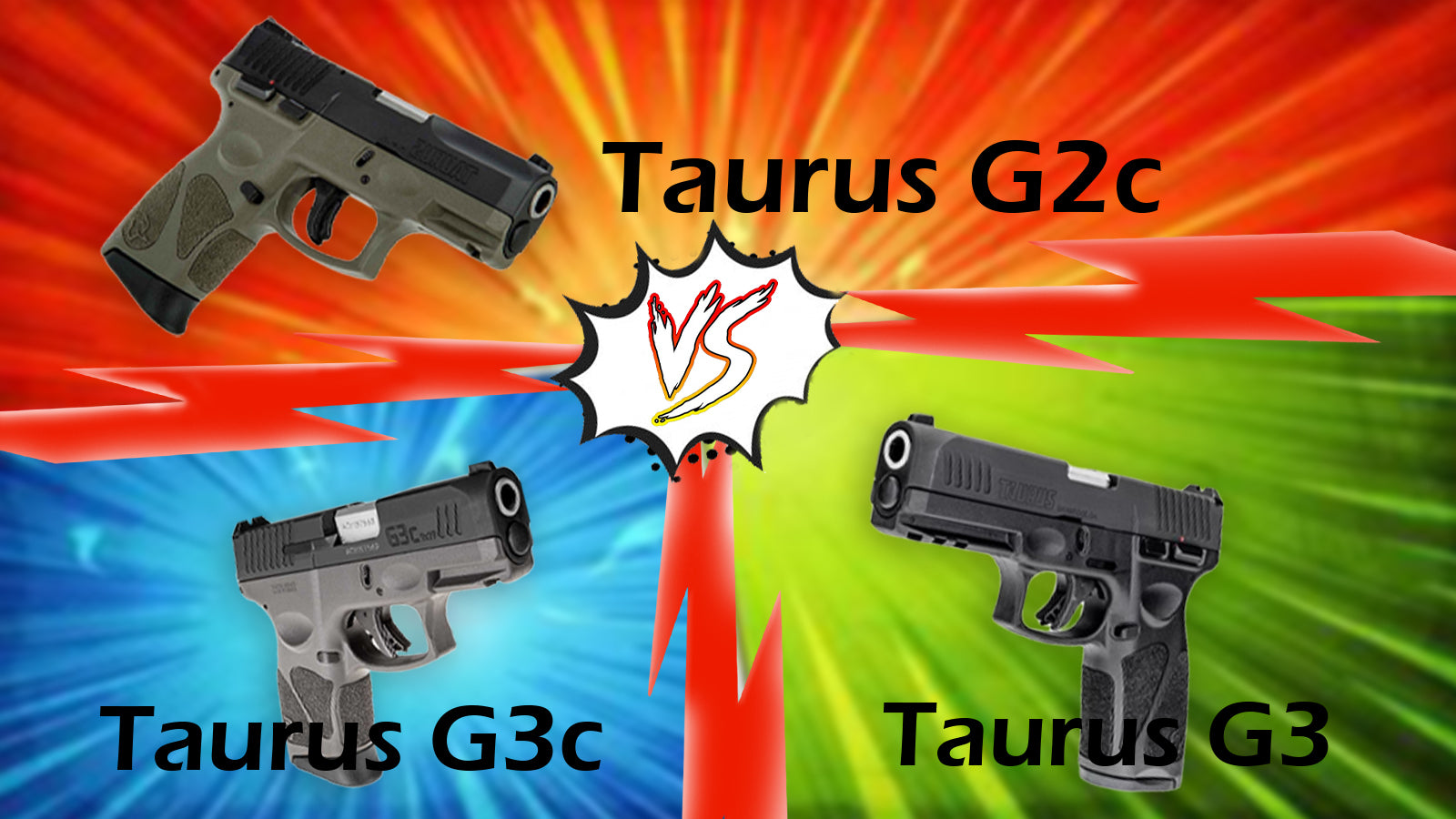 Taurus G2c vs. Taurus G3c vs. Taurus G3
