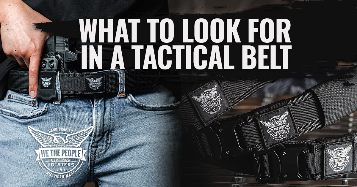 What to Look For in a Tactical Belt