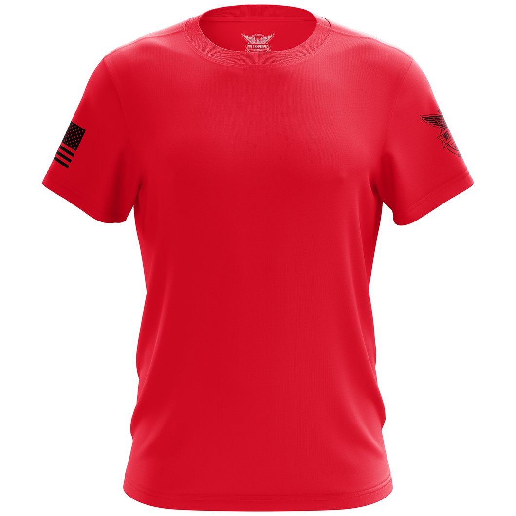 Basic - Red + Black Short Sleeve Shirt