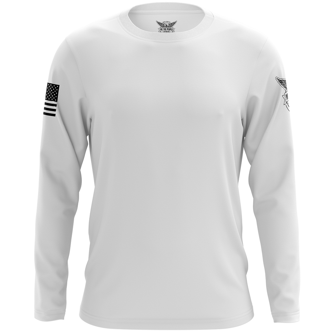 Basic - White + Black Long Sleeve Shirt