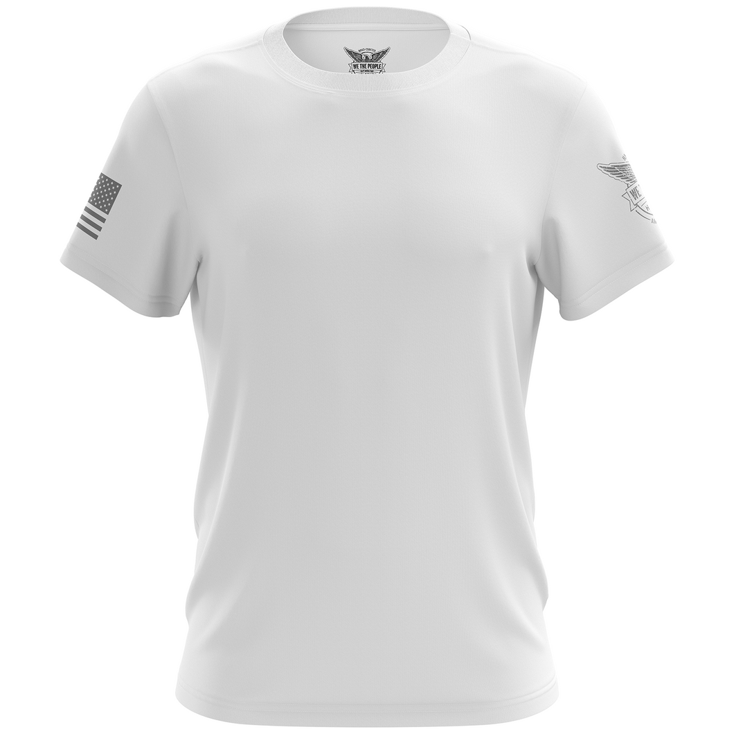 Basic - White + Gray Short Sleeve Shirt