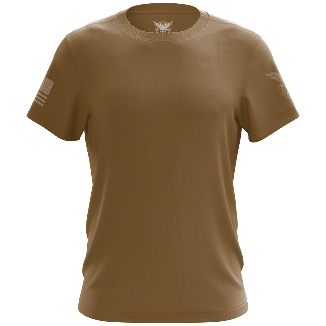 Basic - Coyote + Tan Short Sleeve Shirt