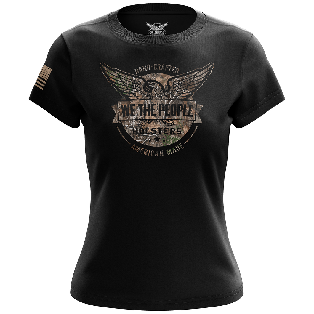 Realtree EDGE® We The People Holsters Logo Women's Short Sleeve Shirt