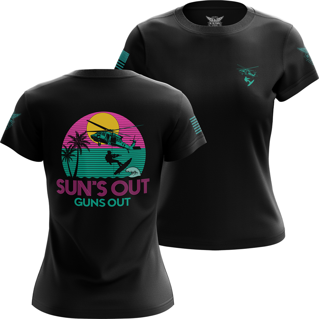 Sun's Out Guns Out Women's Short Sleeve Shirt