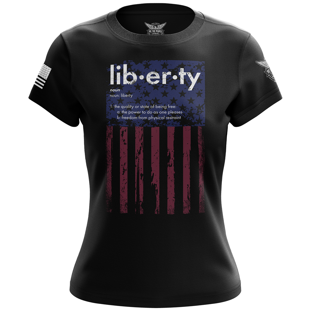 Liberty Flag Women's Short Sleeve Shirt
