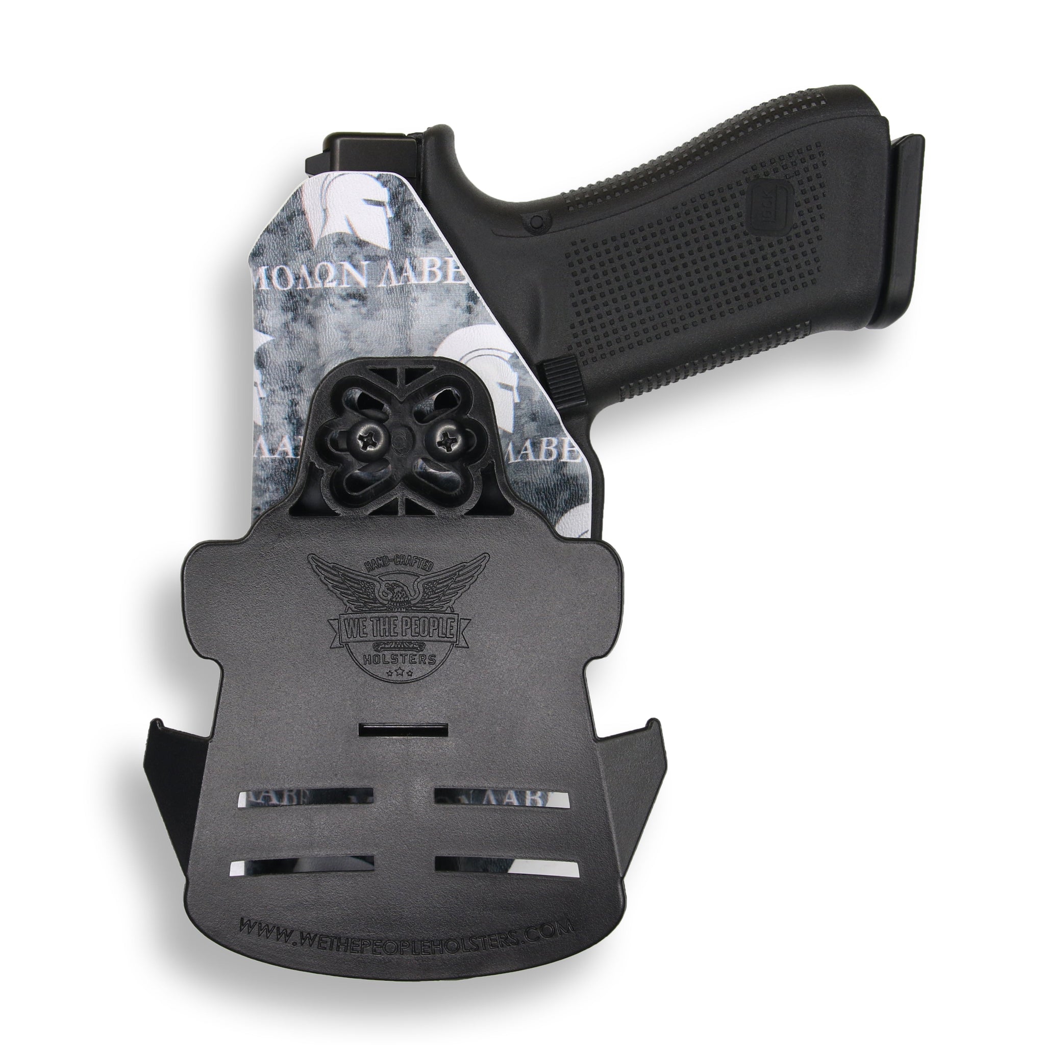 WHOLEGUNS OWB Paddle Holster For Sig Sauer P365 Xmacro W/ Streamlight TLR-7Sub – Right Hand, Kydex
