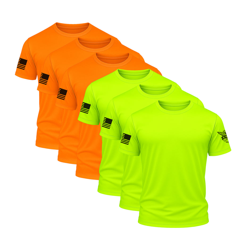 Hi Vis Performance Shirt Bundle (6 Pack)