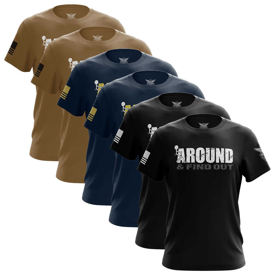 F Around & Find Out Freedom Short Sleeve Bundle (6 Pack)