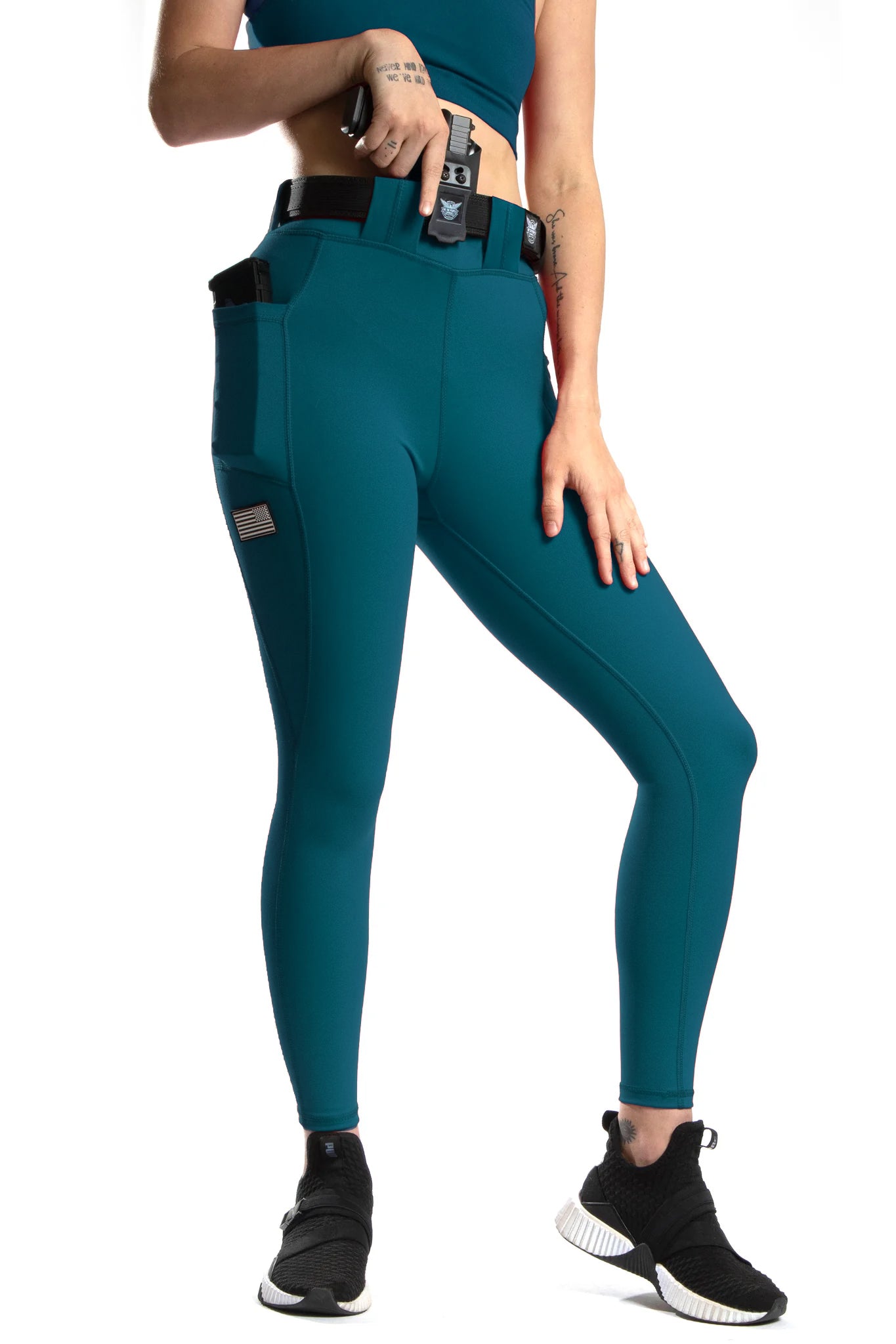 Defender Tactical Premium Full Length Leggings - Main Image