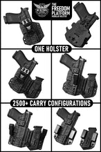 Gray Topographic Map Freedom Holster Platform - Platinum Edition