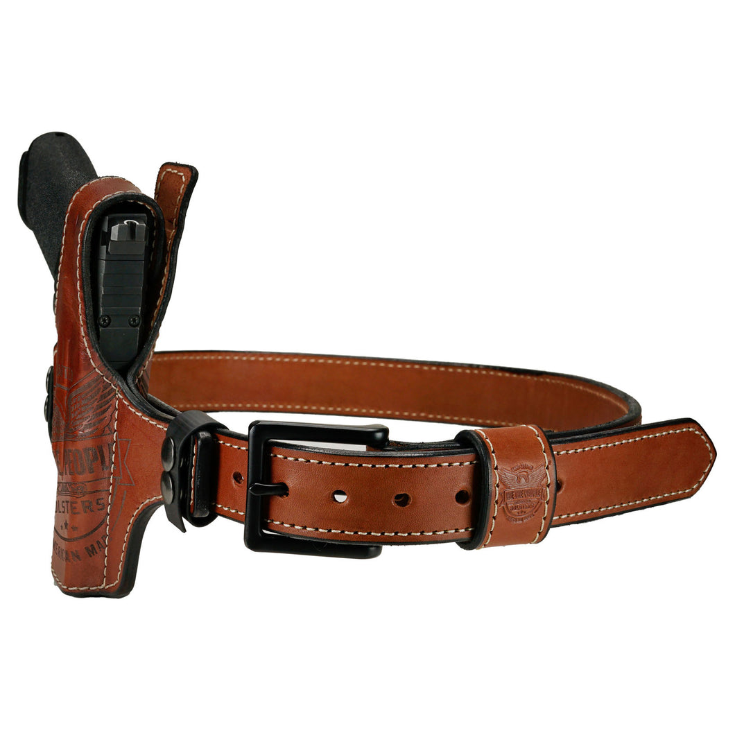 Independence Dual Layer Leather Gun Belt