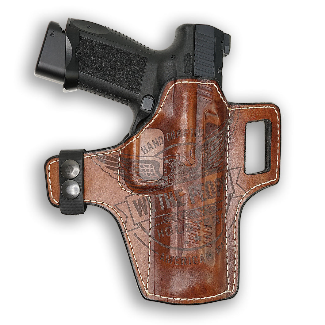 Canik TP9 Elite Combat Executive Independence Leather OWB Holster