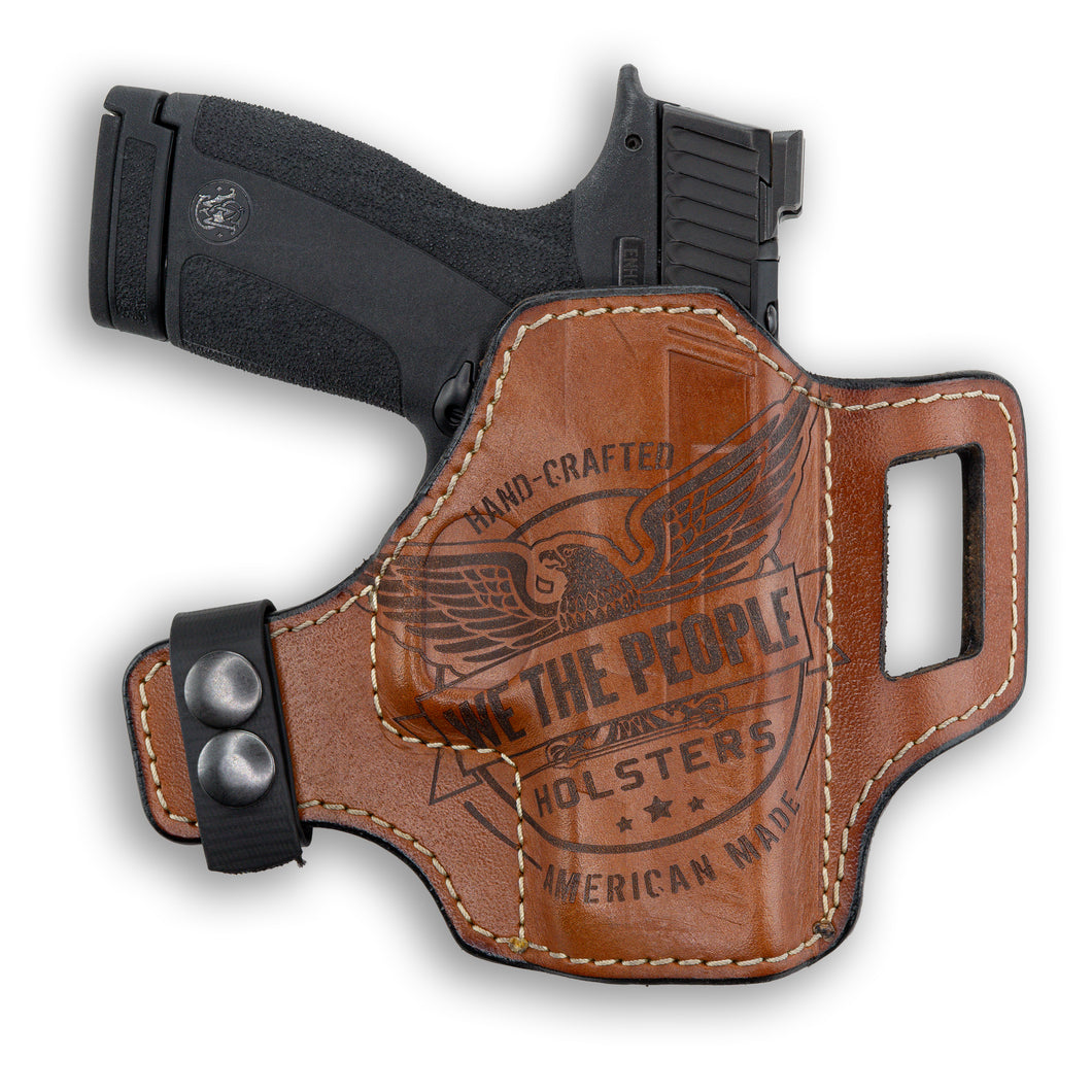 Smith & Wesson M&P Shield X Thumb Safety Independence Leather OWB Holster