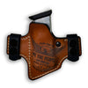 Double Stack Sub Compact 9MM/.40/380 Independence Leather OWB Magazine Carrier / Holster