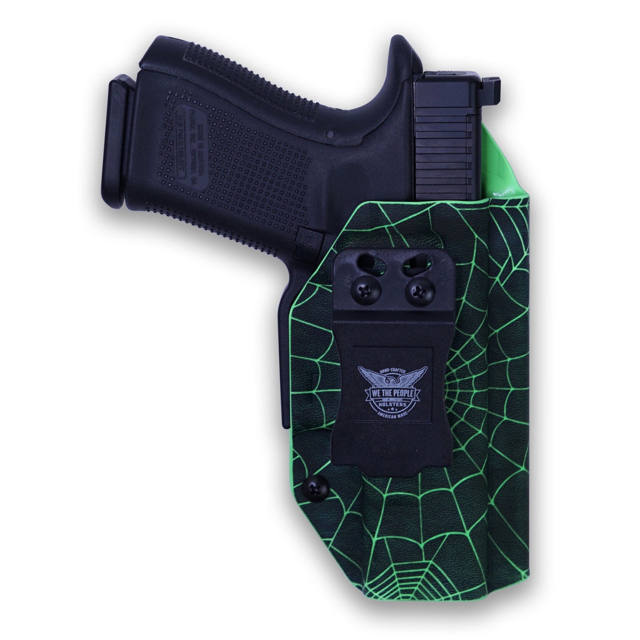BDH Tuckable IWB Concealment Clip Holster For Ruger P95, P97, SR9 – Made In USA, Suede Leather