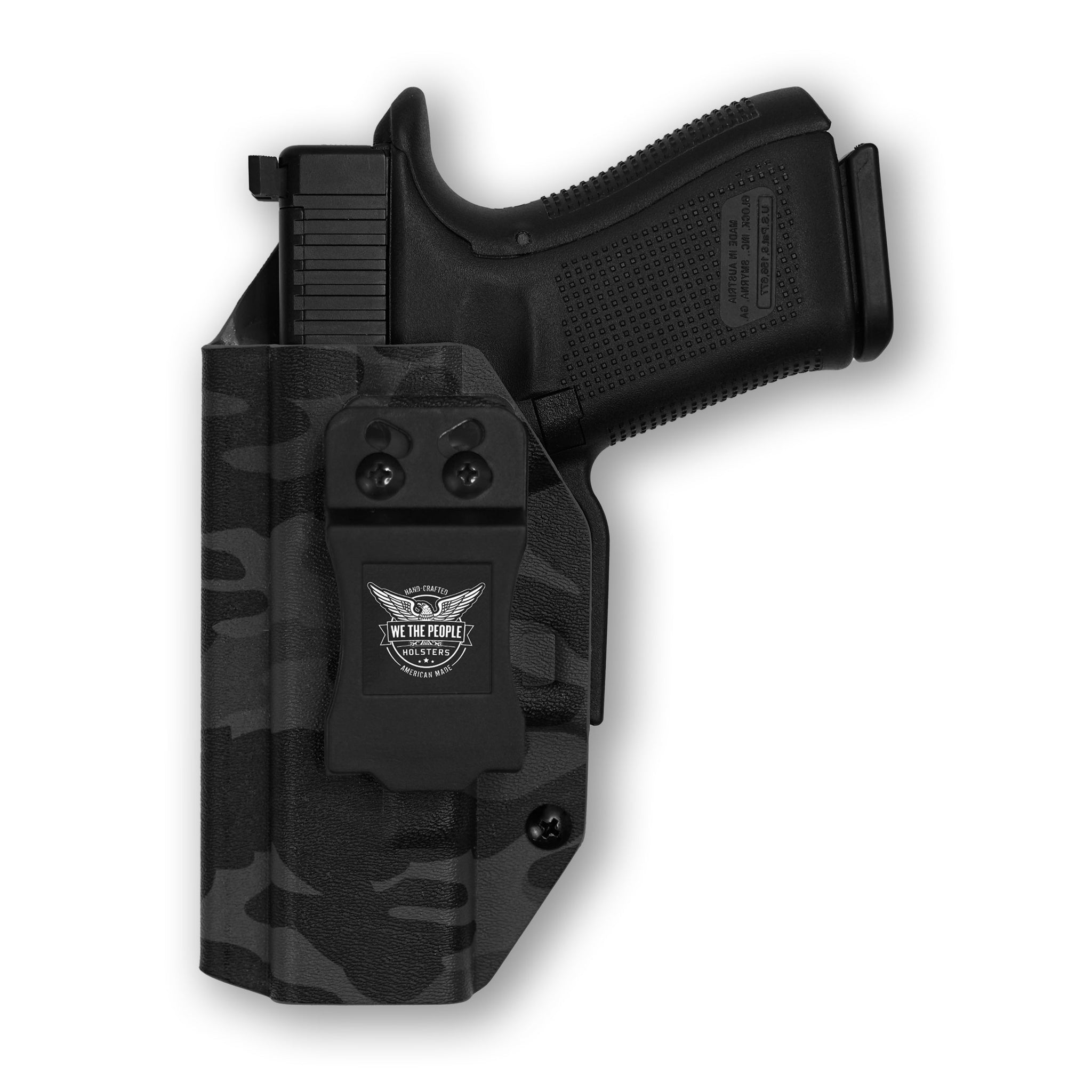 thumbnail interactive-video image 1 of Ace Case OWB Belt Holster For EAA Witness With Laser/Light – Ambidextrous – Made In USA – Black Cordura 1 of 3
