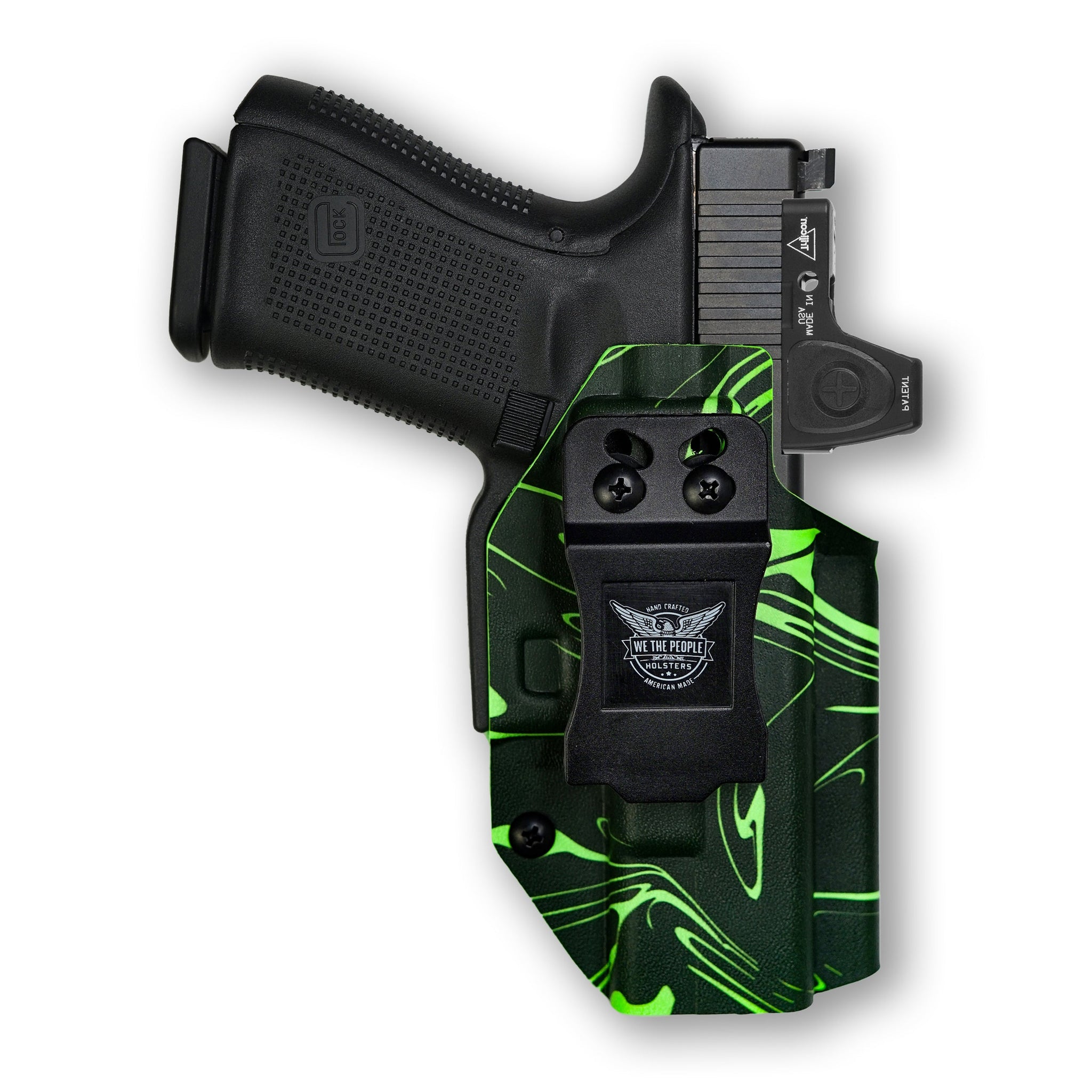 m&p 40 2.0 compact with olight weapon flashlight holster Smith & Wesson M&P/M2.0 4"/4.25" Compact 9/40 /w Olight Baldr S Light Red Dot Optic Cut IWB Right-Handed Holster By We The People Holsters