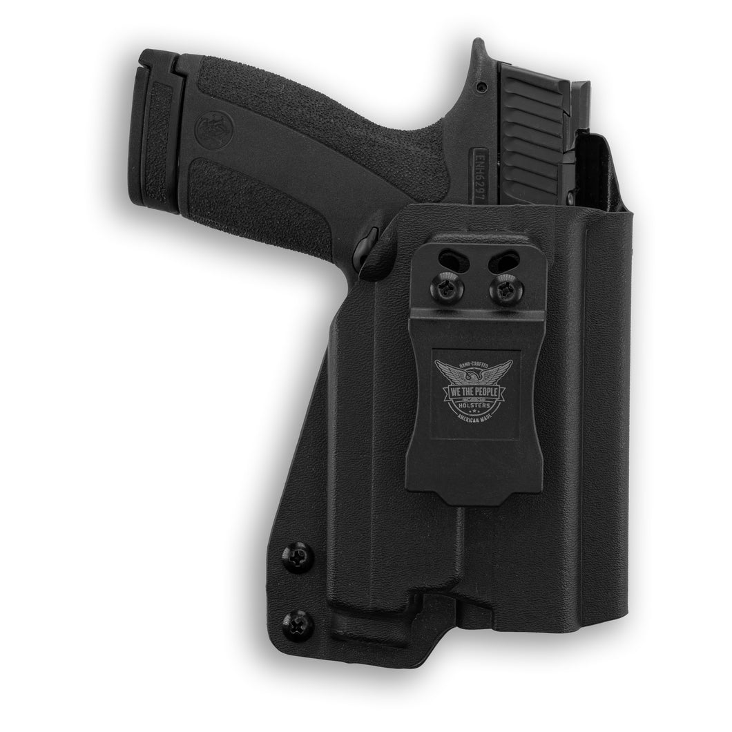 Smith & Wesson M&P Shield X Thumb Safety with Olight Baldr S Light IWB Holster