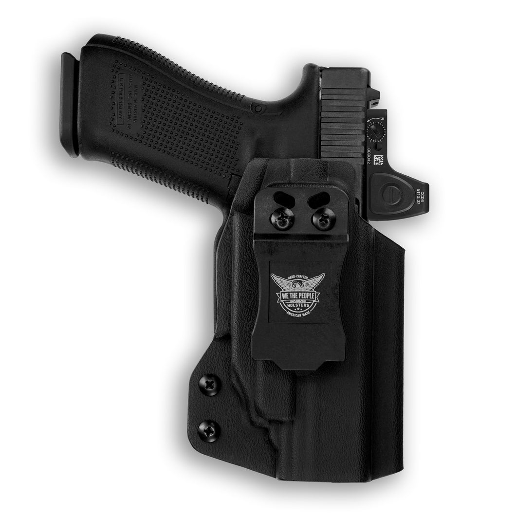 Glock 32 MOS with Crimson Trace CMR-201 Rail Master Laser Red Dot Optic Cut IWB Holster