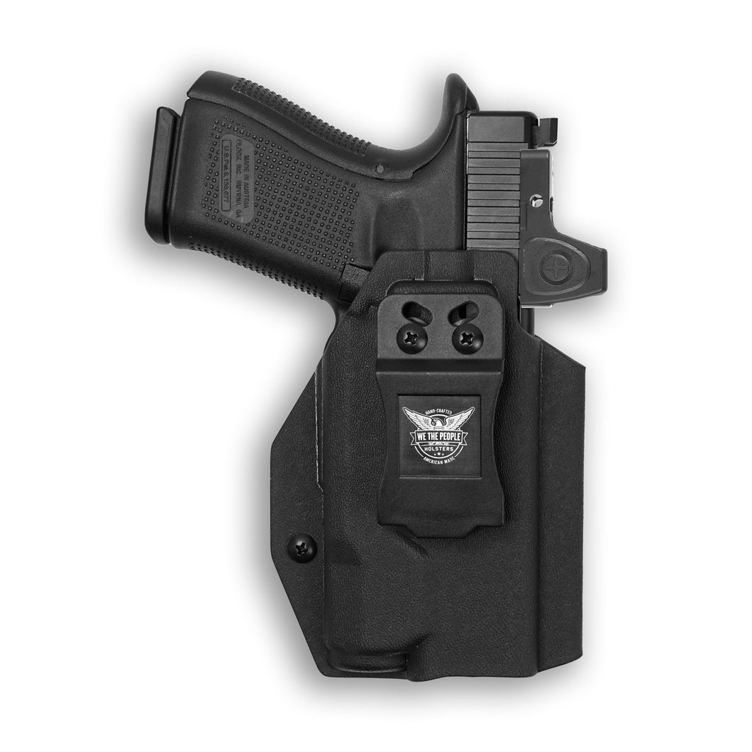 Glock 23 Gen 1-4 MOS with Inforce WILD1 Light Red Dot Optic Cut IWB Holster