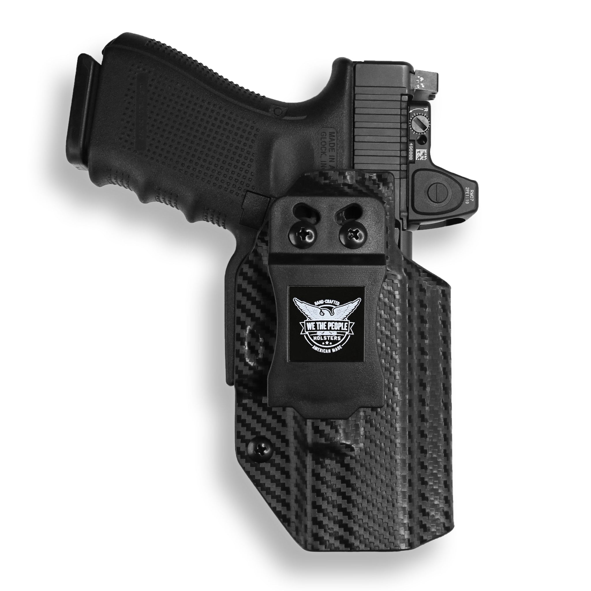 Glock 19 MOS with Surefire X300U-A Light Red Dot Optic Cut IWB Holster