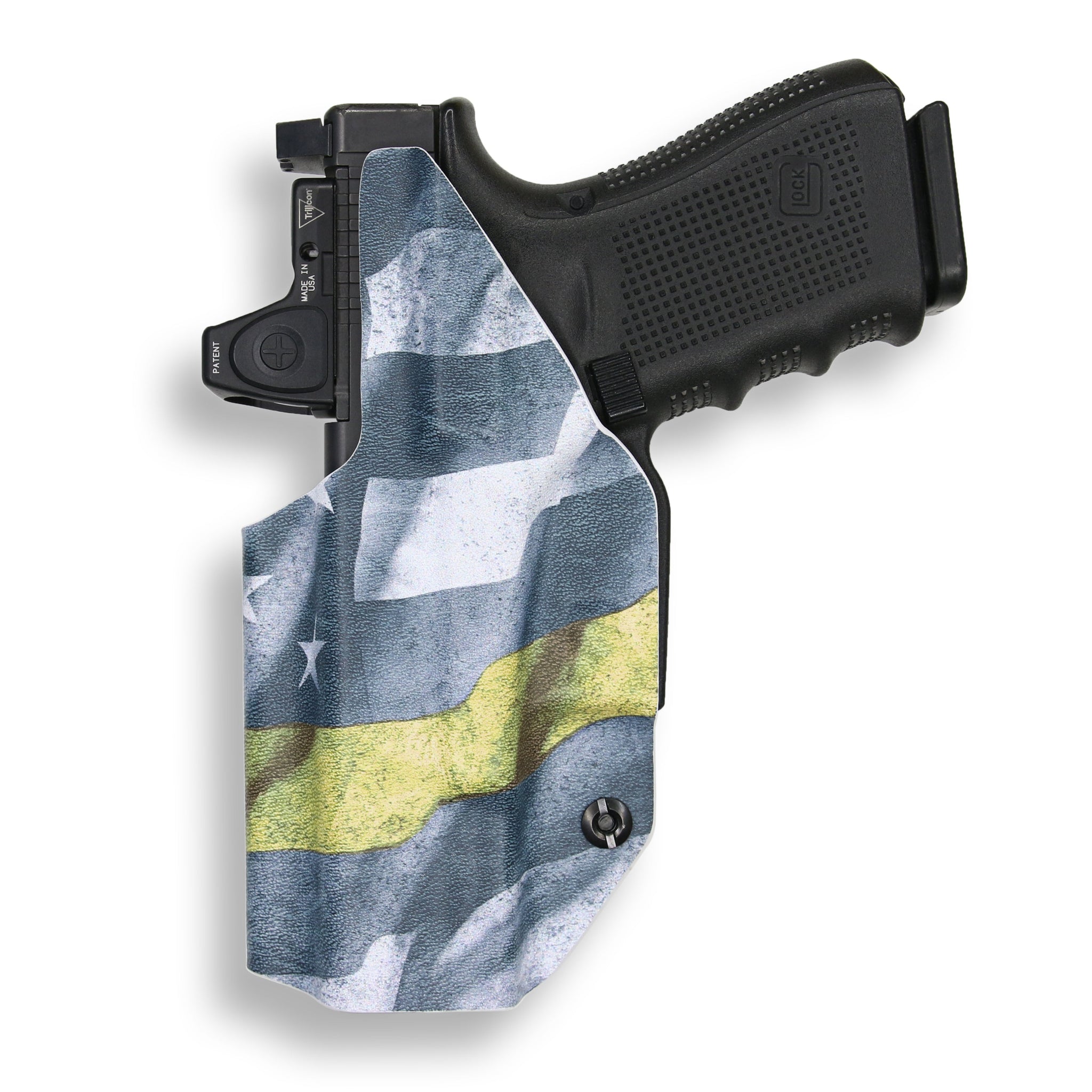 ADE IWB Holster For S&W M&P Shield 9mm/.40 – Right Hand, Optic Cut, Fits Streamlight TLR-6