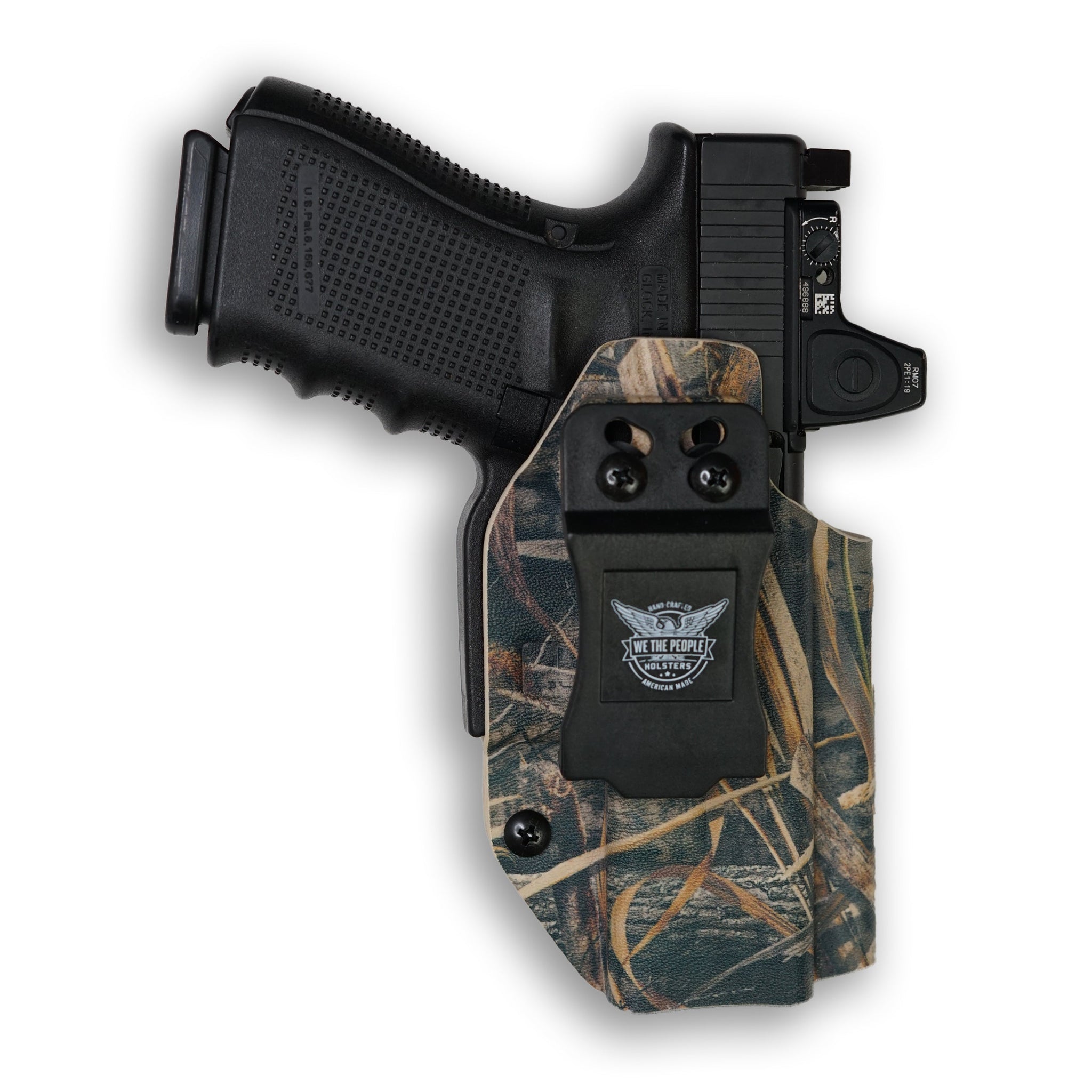 Glock 19X MOS with Solofish SL-1091 Light Red Dot Optic Cut IWB Holste