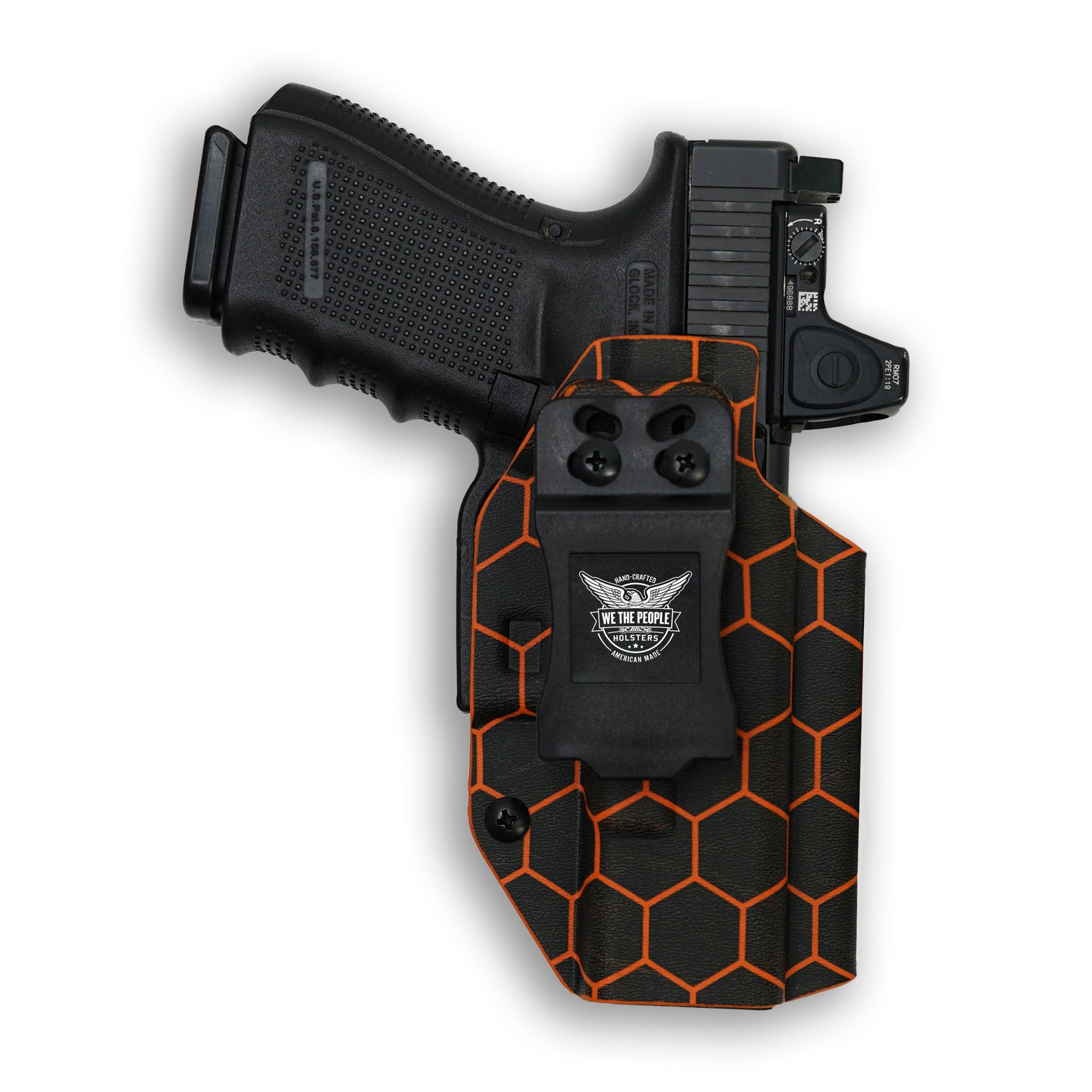 Glock 19 MOS with Olight Baldr S Light Red Dot Optic Cut IWB Holster