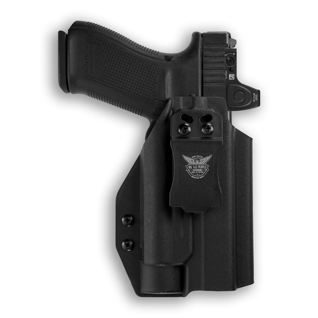 Glock 20 with Streamlight TLR-1/1S/HL Light Red Dot Optic Cut IWB Holster