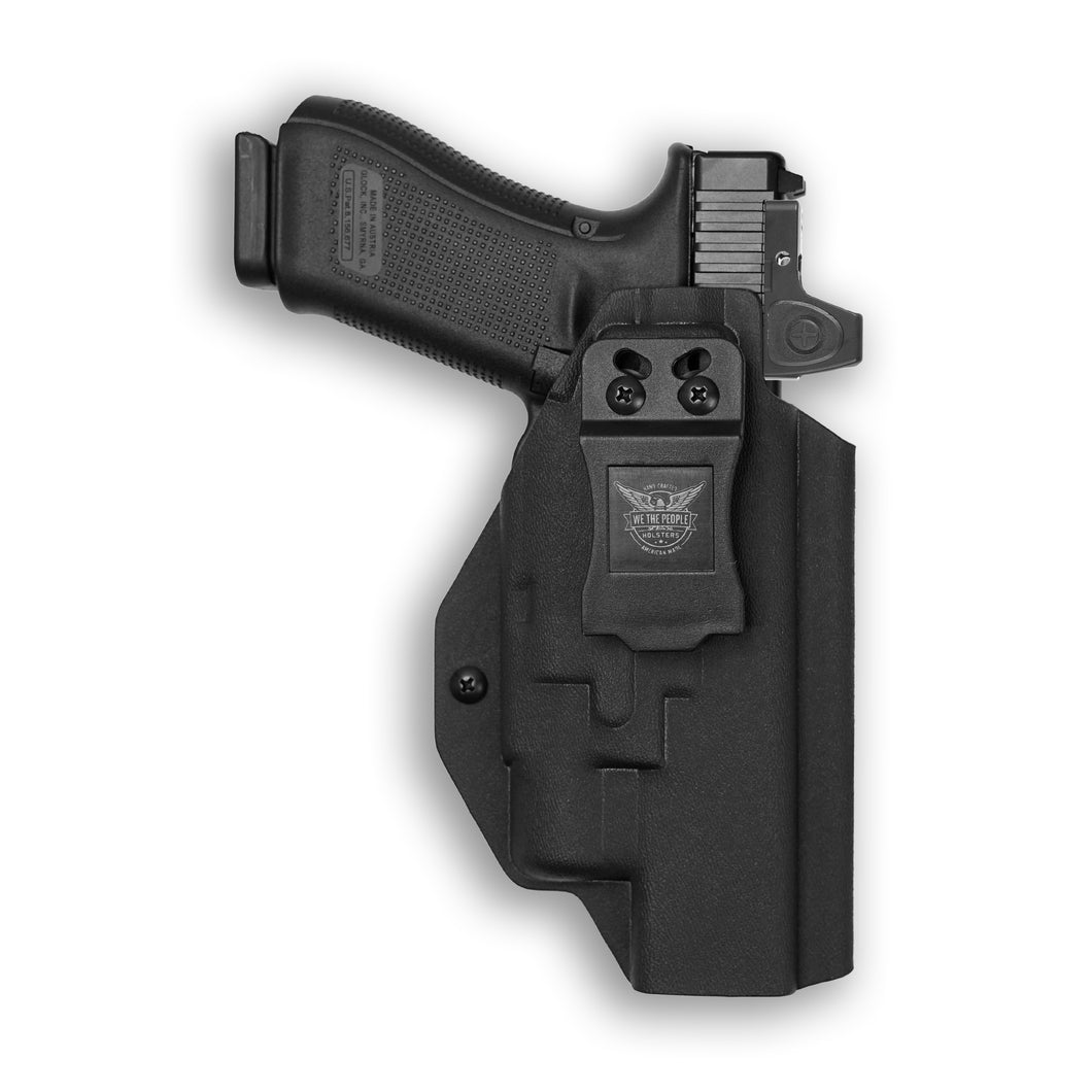 Glock 35 MOS with Streamlight TLR-3 Light Red Dot Optic Cut IWB Holster