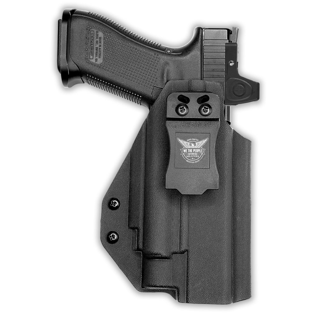 Glock 34 MOS with Olight Baldr Pro Red Dot Optic Cut IWB Holster