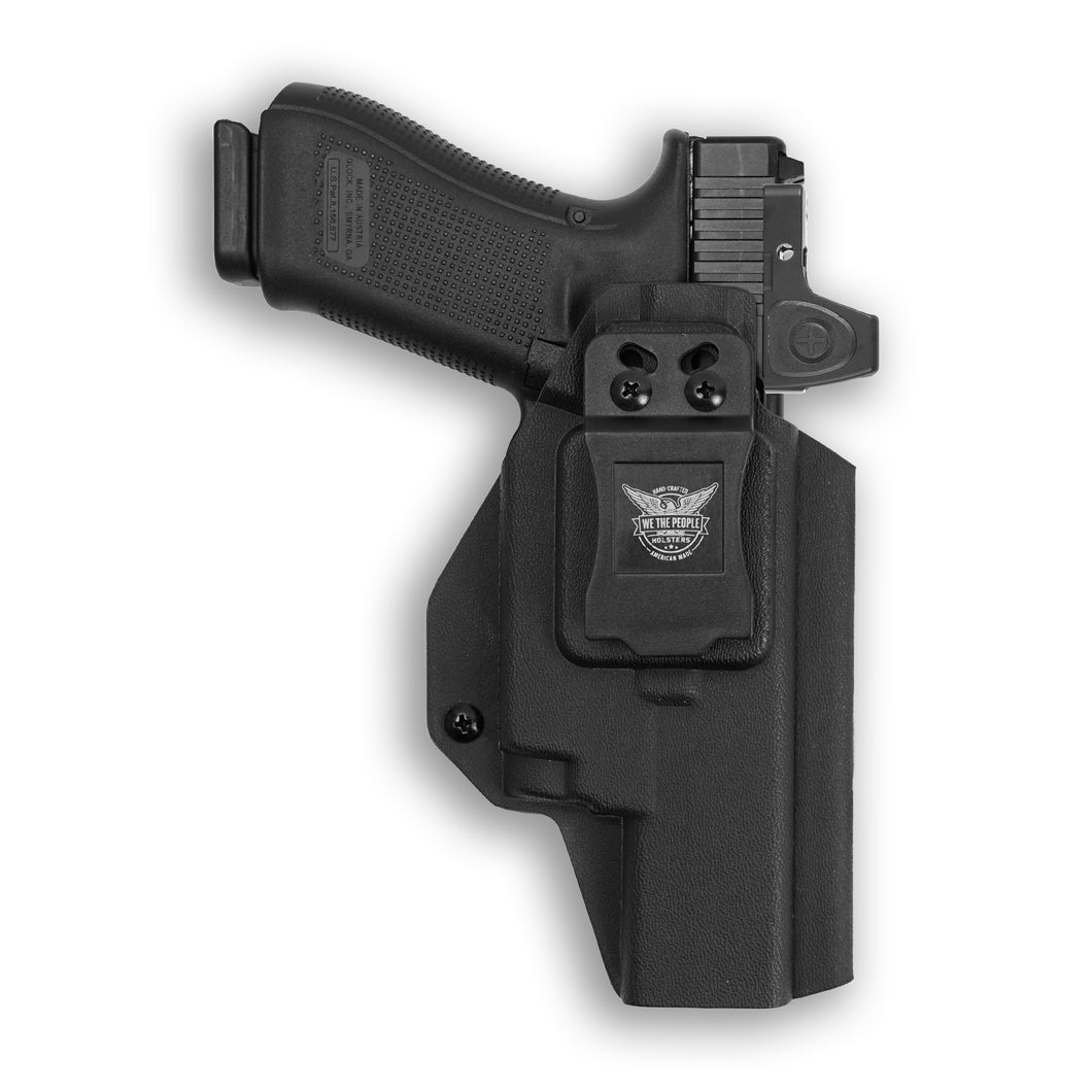 Glock 34 MOS with Olight Baldr RL Mini Red Dot Optic Cut IWB Holster