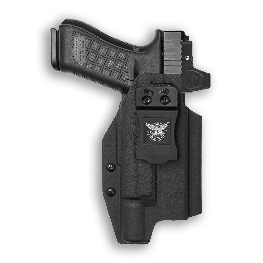 Glock 22 Gen 5 with Surefire X300U-A Light Red Dot Optic Cut IWB Holster