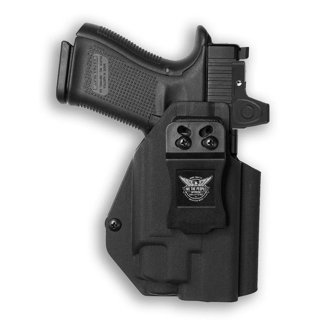 Glock 23 Gen 5 with Streamlight TLR-8/8A Light Red Dot Optic Cut IWB Holster