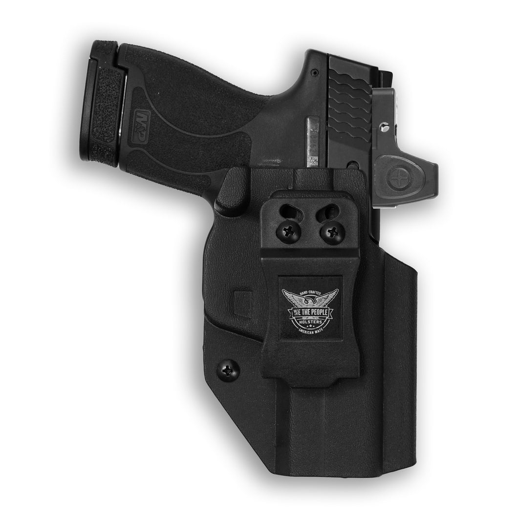 Smith & Wesson Performance Center M&P 9 Shield Plus Carry Comp Red Dot Optic Cut IWB Holster