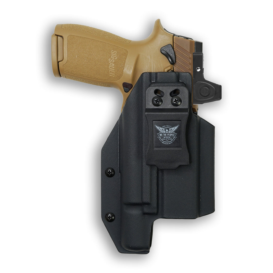 Sig Sauer P320C 9MM/.40SW Manual Safety with Surefire X300U-A Light Red Dot Optic Cut IWB Holster