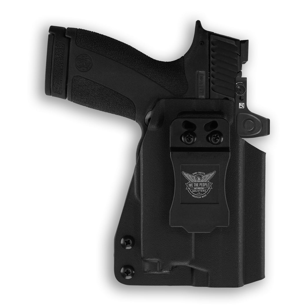 Smith & Wesson M&P Shield X Thumb Safety with Olight PL-Mini 2 Valkyrie Light Red Dot Optic Cut IWB Holster