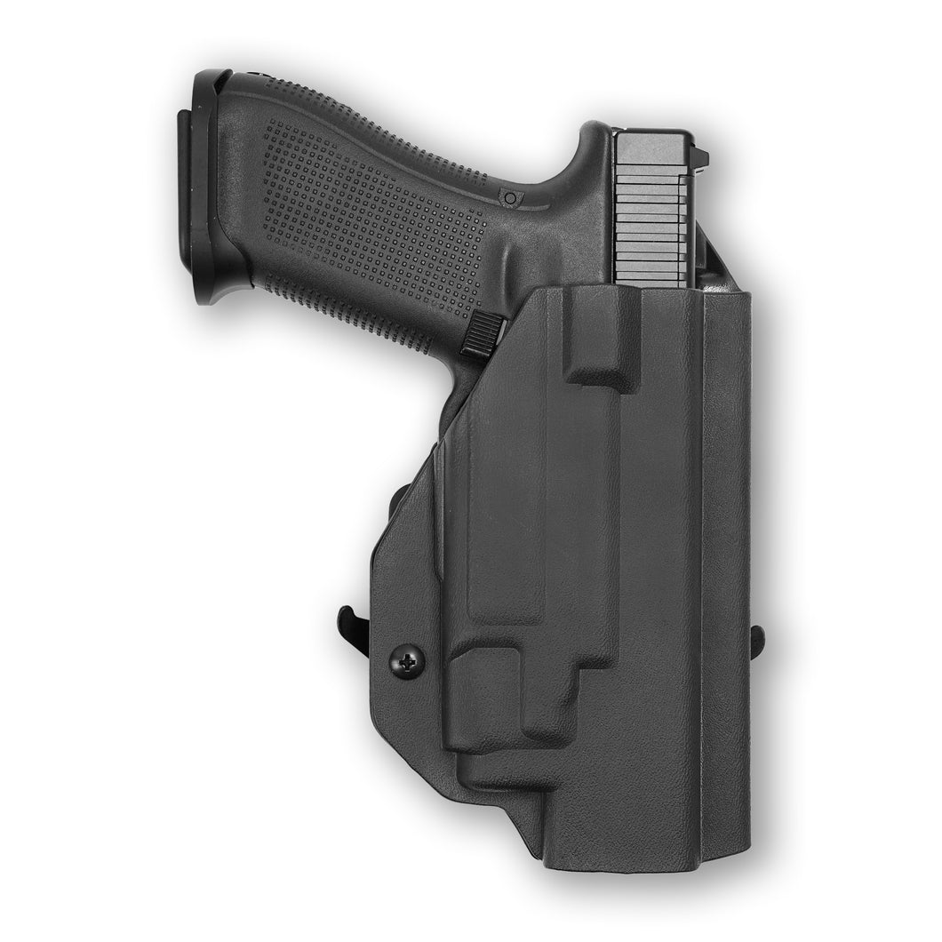 Glock 17 with Streamlight TLR-7/7A/7X Light OWB Holster
