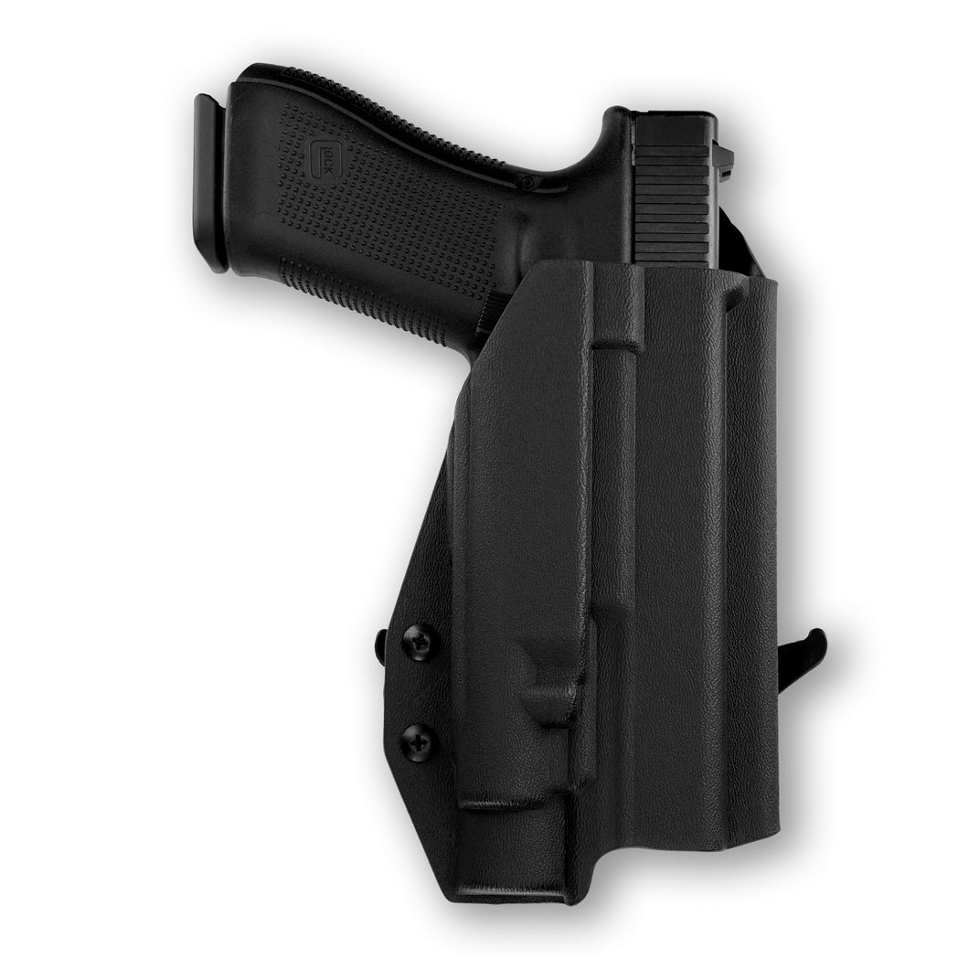Glock 22 Gen 1-4 with Olight PL-Pro Valkyrie OWB Holster