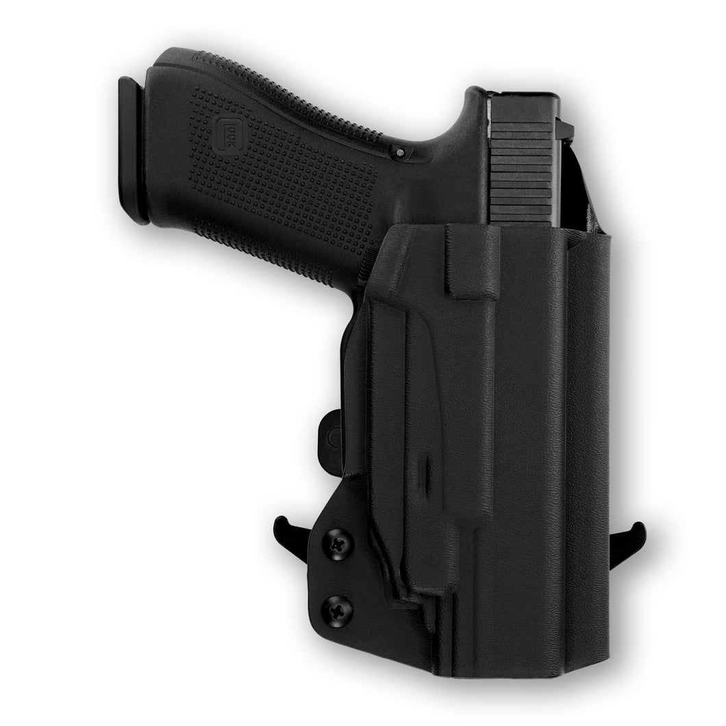 Glock 32 with Crimson Trace CMR-201 Rail Master Laser OWB Holster