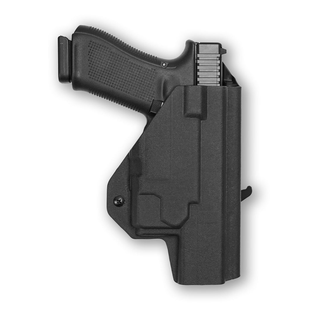 Glock 35 with Solofish SL-1091 Light OWB Holster