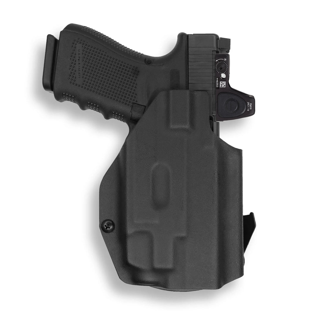 Glock 44 with Streamlight TLR-8/8A Light Red Dot Optic Cut OWB Holster