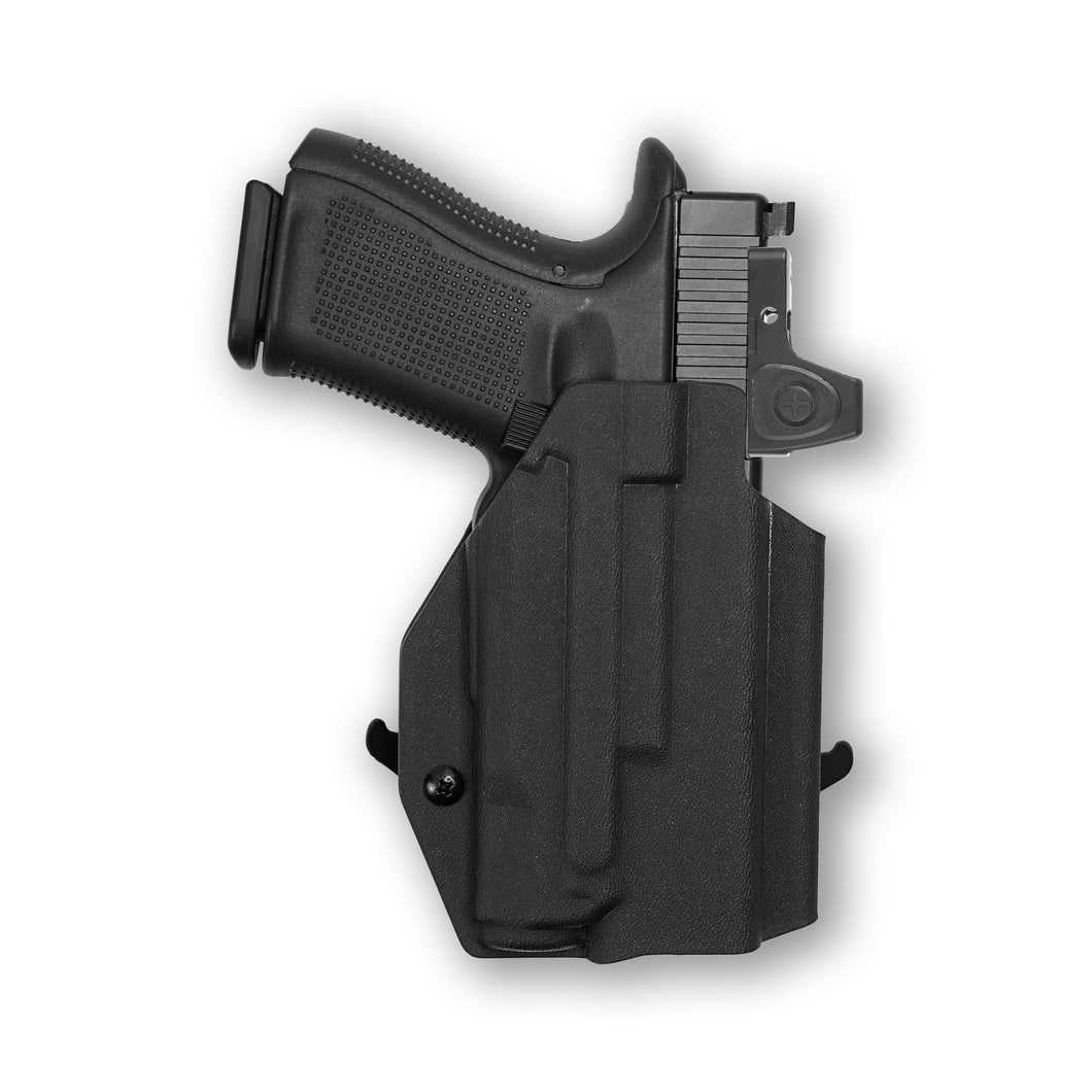 Glock 19/19X MOS with Inforce WILD1 Light Red Dot Optic Cut OWB Holste