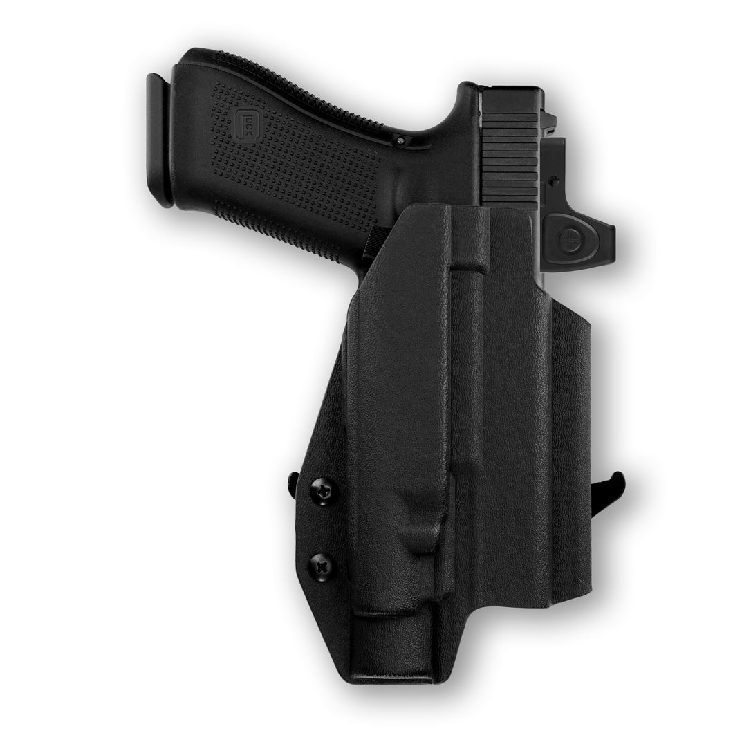 Glock 32 MOS with Olight PL-Pro Valkyrie Red Dot Optic Cut OWB Holster