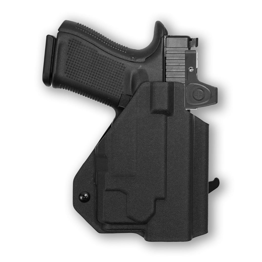 Glock 45 MOS with Solofish SL-1091 Light Red Dot Optic Cut OWB Holster