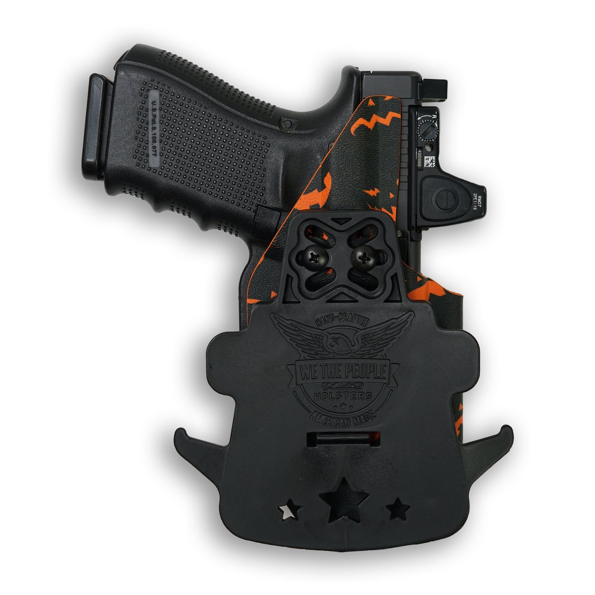 Glock 19/19X MOS with Olight Baldr S Light Red Dot Optic Cut OWB Holst