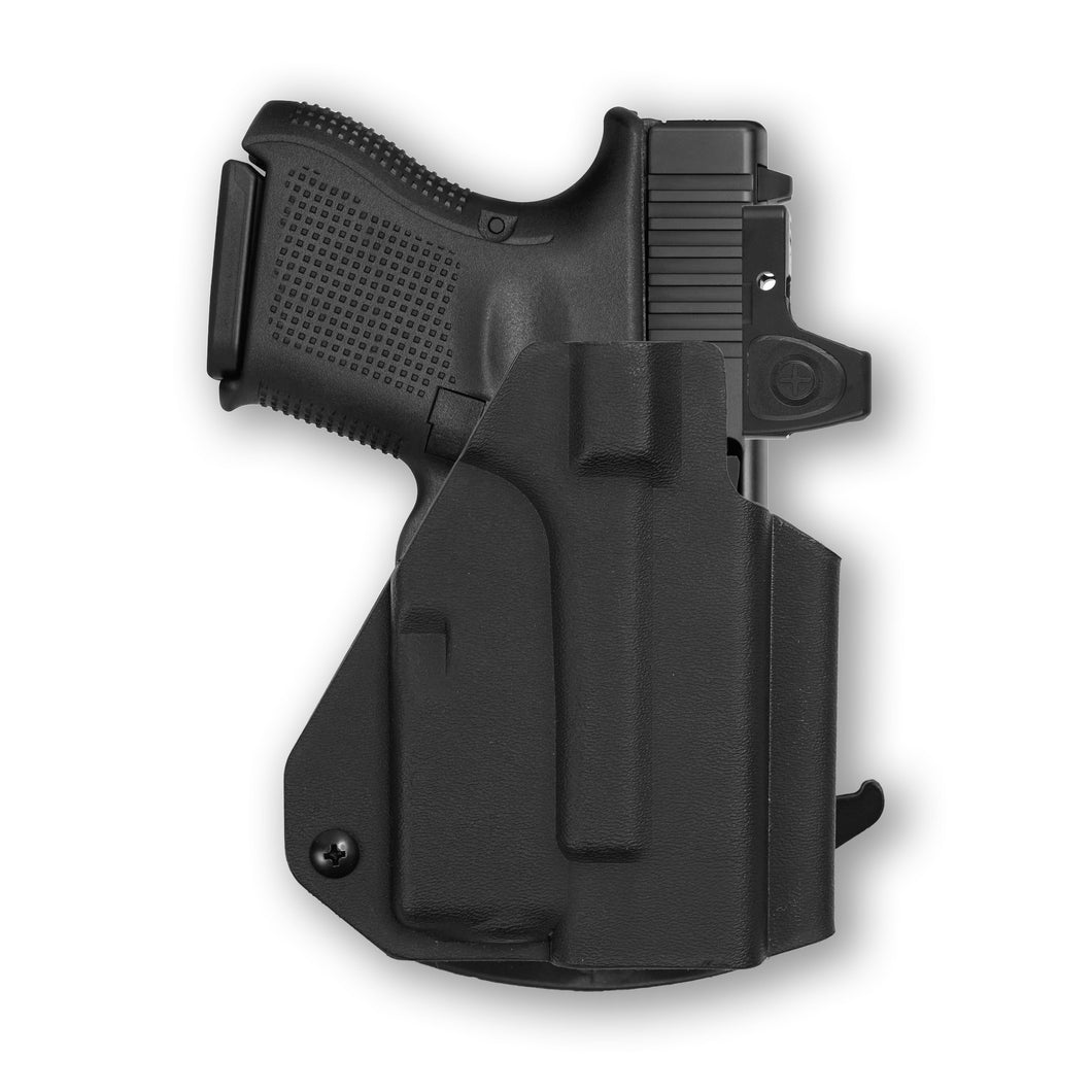 Glock 33 MOS with Streamlight TLR-6 Light/Laser Red Dot Optic Cut OWB Holster
