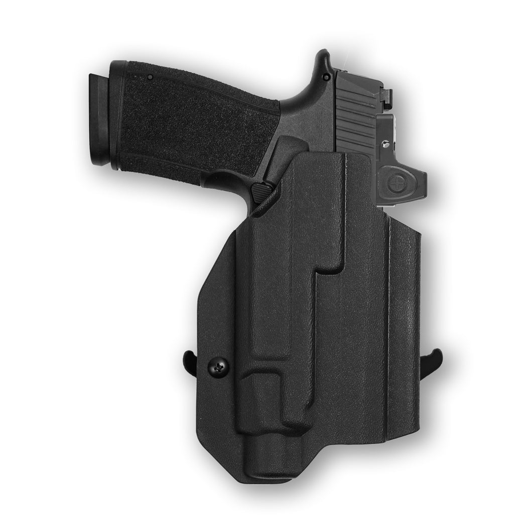 Sig Sauer P365 XMacro Tacops with Streamlight TLR-7 HL-X Light Red Dot Optic Cut OWB Holster